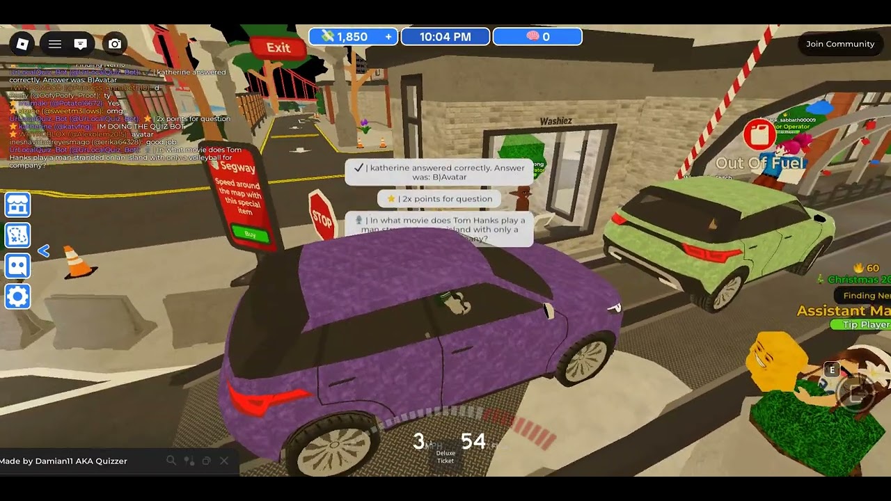 UrLocalQuiz_Bot goes for a carwash (HORRIBLE CUSTOMER SERVICE)