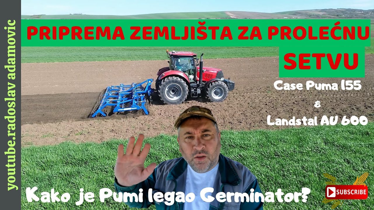 PRIPREMA ZEMLJIŠTA ZA PROLEĆNU SETVU: KAKO JE PUMI LEGAO GERMINATOR LANDSTAL AU 600?