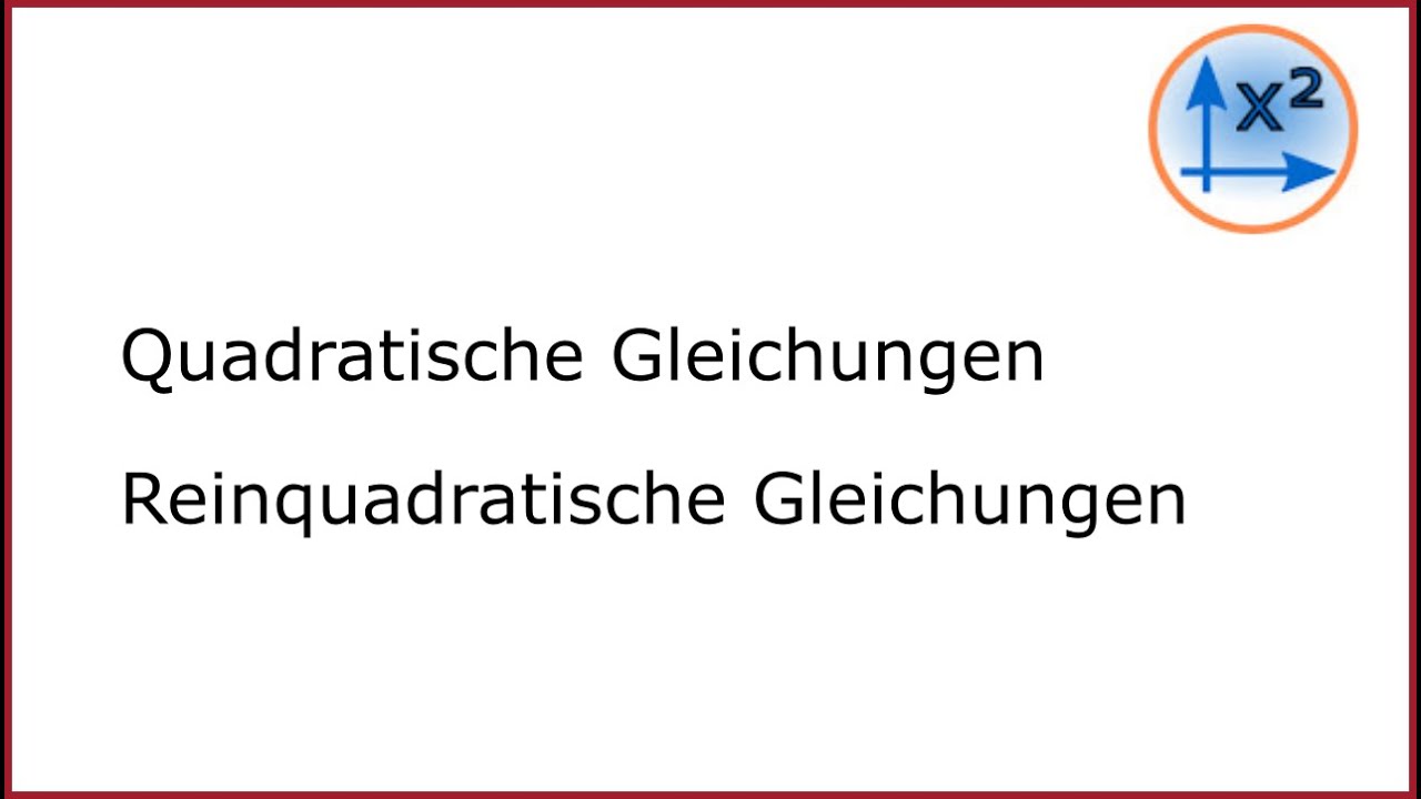 QuadratischeGleichungen 2