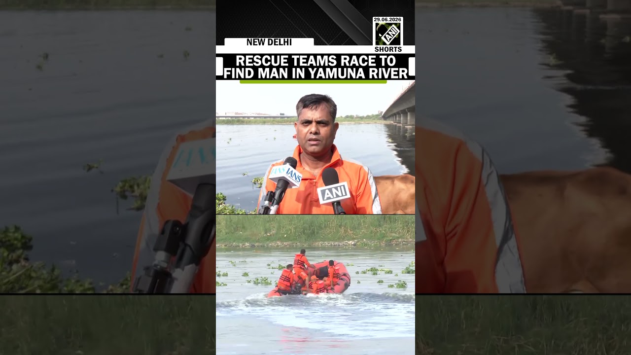 Search underway after man jumps from Yamuna Bridge, NDRF launches rescue operation
