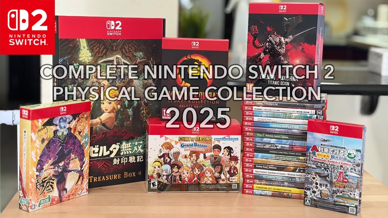 COMPLETE Nintendo Switch 2 PHYSICAL GAME COLLECTION (End of 2025)