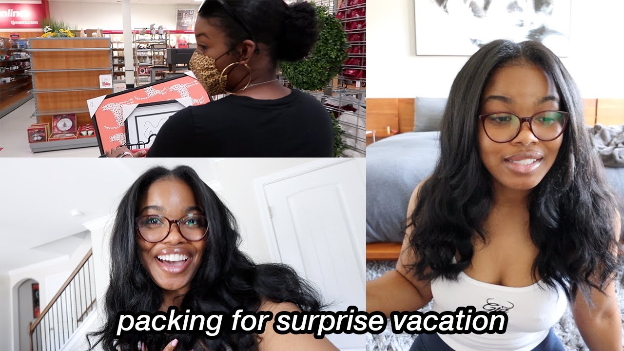 VLOG | Packing for SURPRISE vacation, Shopping for the NEW JOB, & more