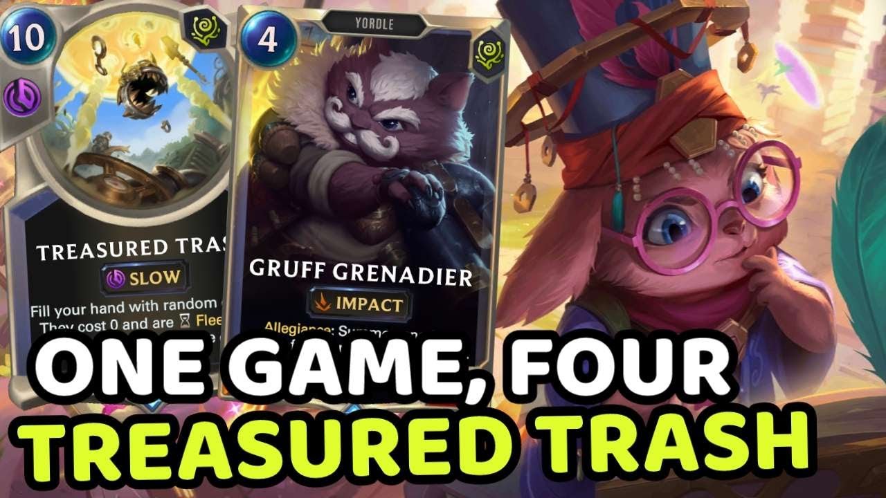 4 TREASURED TRASH ONE GAME! Norra Ziggs aggro | Legends of Runeterra