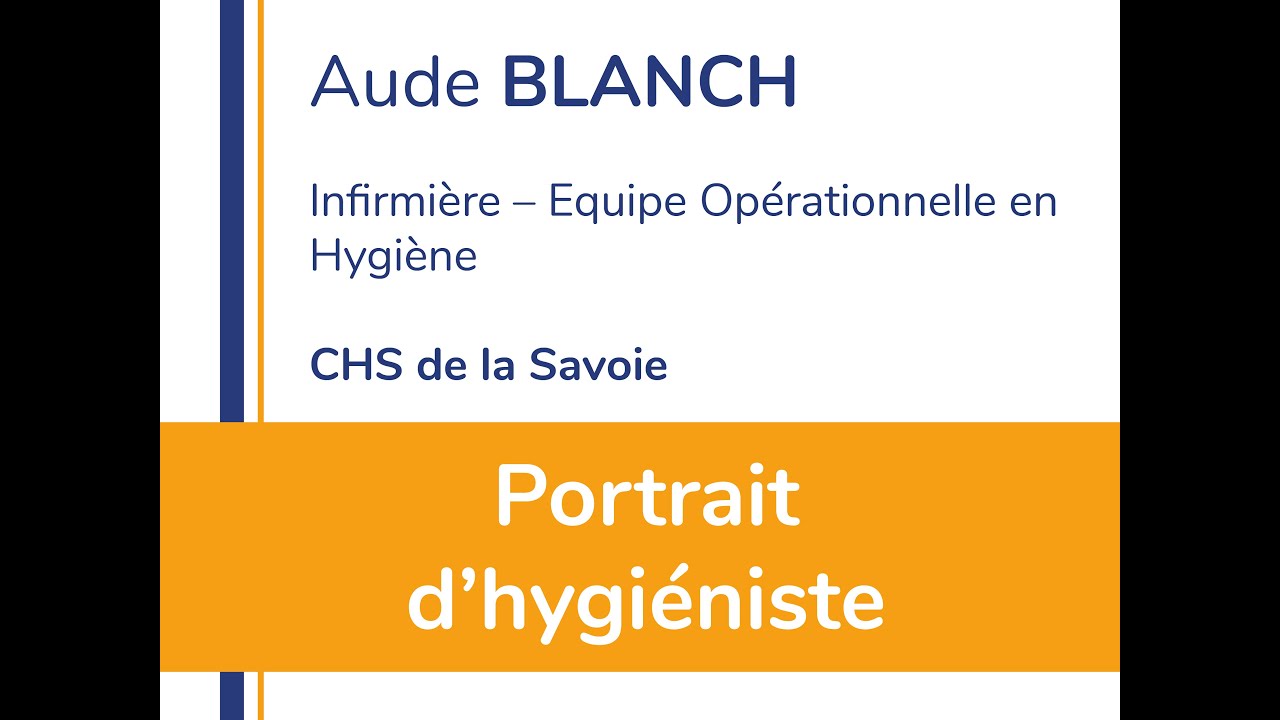 Portrait d'hygi&eacute;niste : infirmi&egrave;re EOH - Aude BLANCH