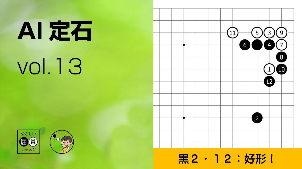 【AI定石_13】星・カカリ・ハサミ ～やさしい囲碁レッスン～