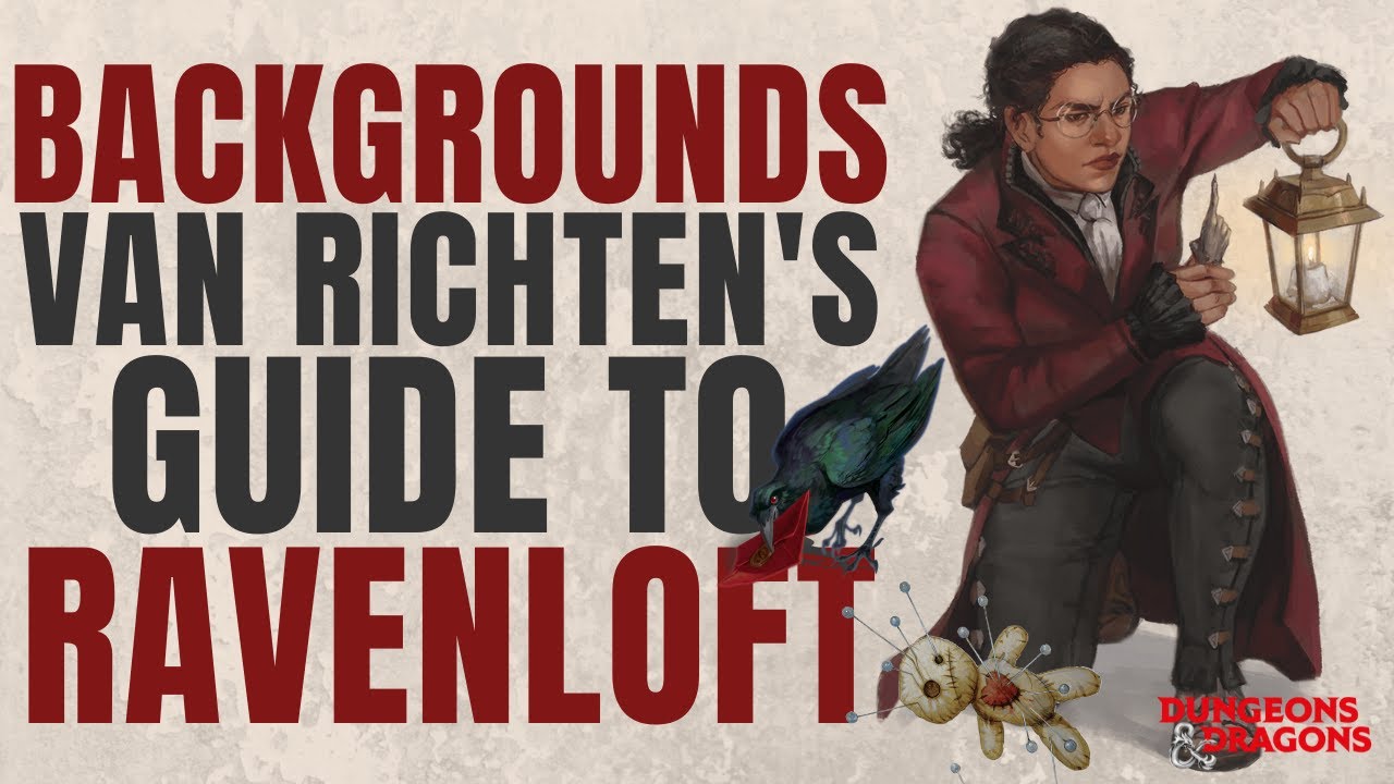 New Background Options Van Richten's Guide to Ravenloft - D&D 5e Character Catalyst