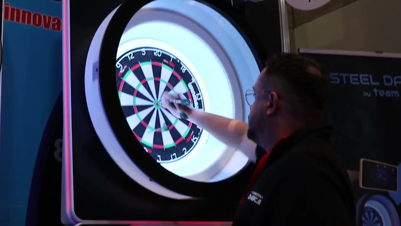 New Steel-Tip Electronic Dartboard &ndash; Full Features #SteelTipDarts #ElectronicDartboard #DartMachine