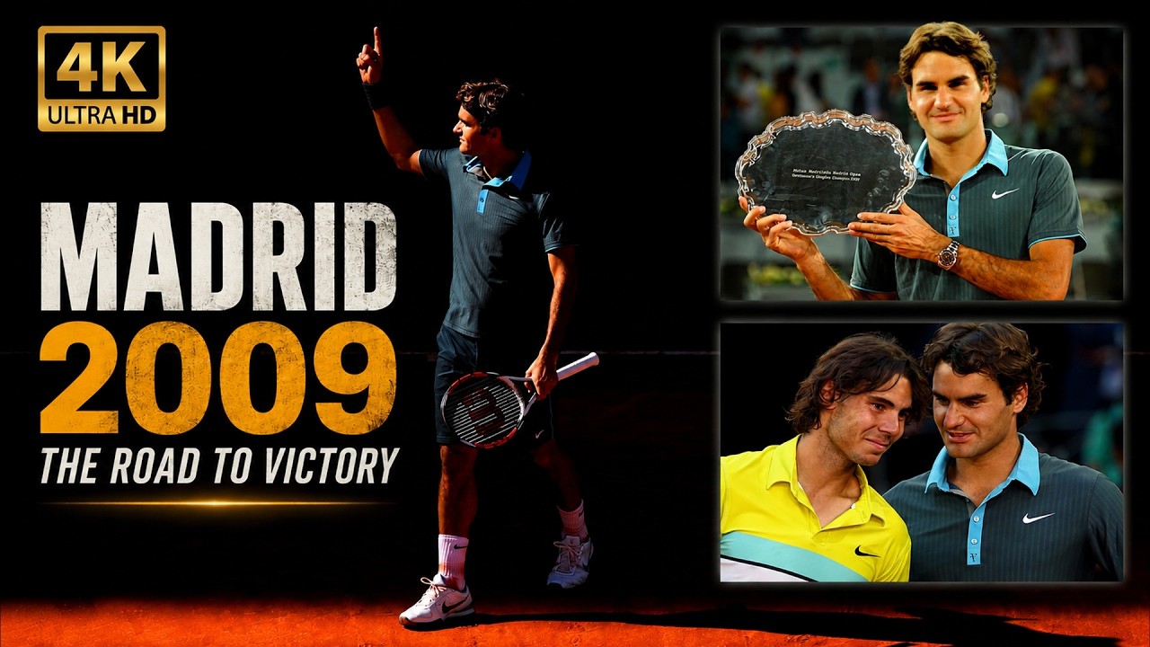 Roger Federer - Madrid 2009 ● The Road to Victory | 4K Highlights