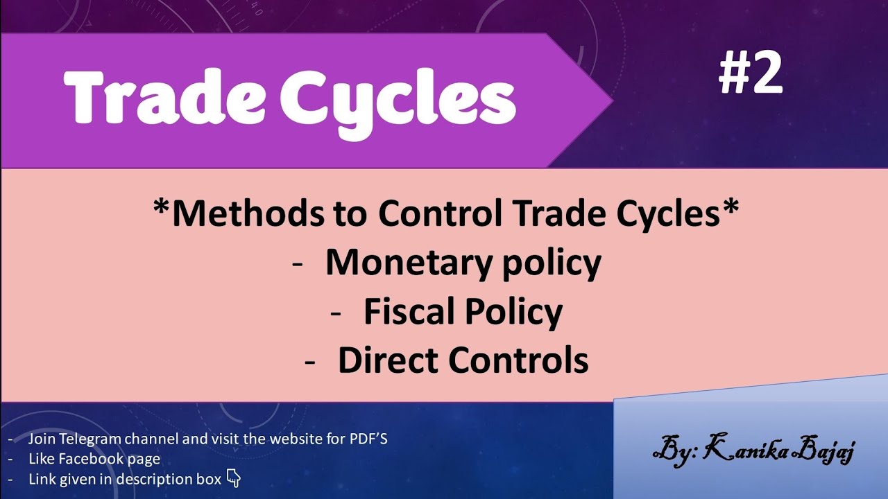 Methods to control Trade Cycles | Monetary Policy | Fiscal Policy | Direct Controls | Part-2 | EK:)