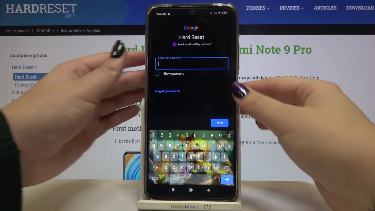How to Manage Google Account on Xiaomi Redmi Note 9 Pro Max &ndash; Add and Remove Google Account