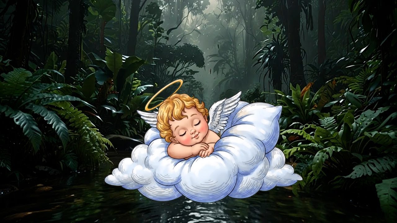 Rain in the Jungle 🌧️ | Deep Sleep White Noise for Babies, Focus & Relaxation  in 10 hour