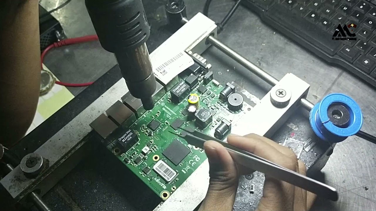 Service RB450Gx 4  (kerusakan Hang no booting )