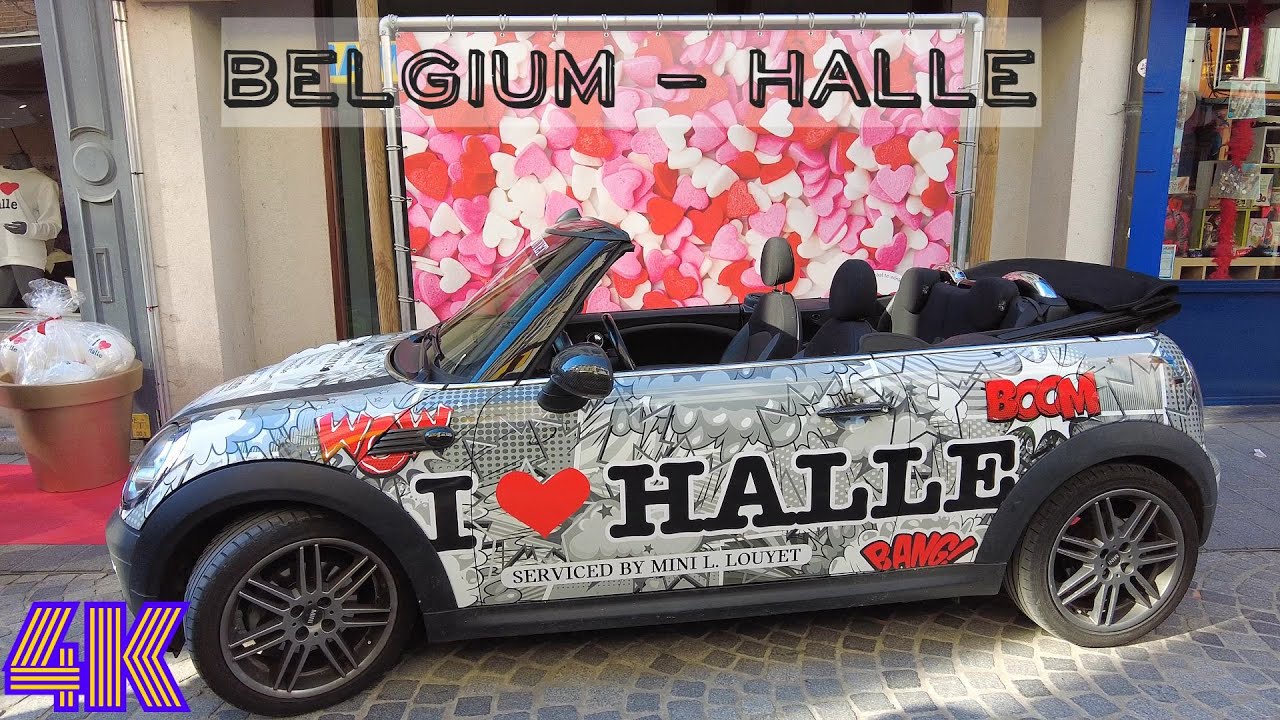 Belgium - Halle | Center in Halle | Belgique | Centre à Halle | Centrum in Halle | Best video | 4K