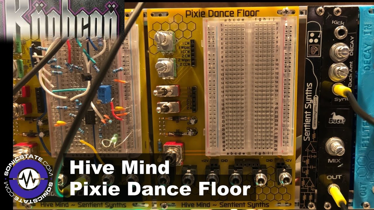 Knobcon 23:Hive Mind Eurorack Pixie Dancefloor Module