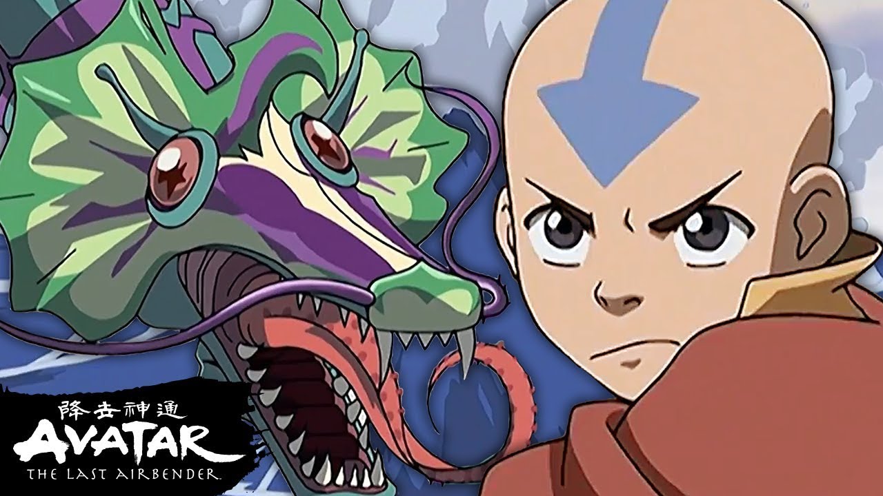 Team Avatar Escapes the Serpent! 🐉 Full Scene | Avatar: The Last Airbender