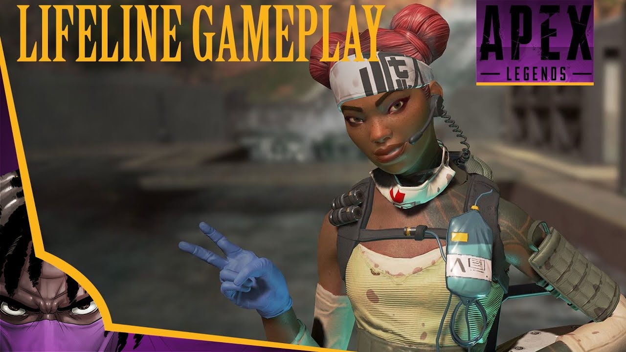 Apex Legends Life Line Gameplay (Squad up)