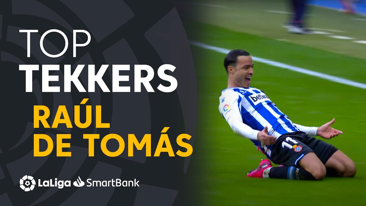 LaLiga SmartBank Tekkers: Doblete de Ra&uacute;l de Tom&aacute;s para situar l&iacute;der al RCD Espanyol