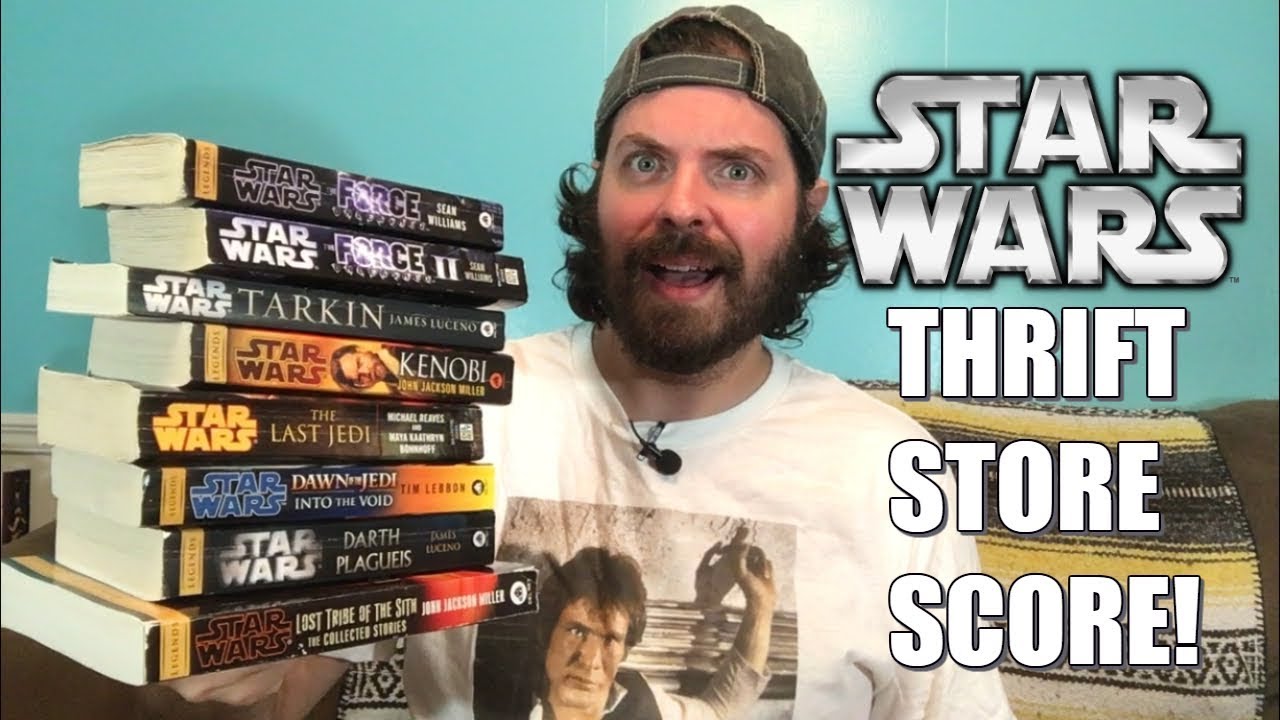 Star Wars Books Thrift Store Score!  (Expanded Universe, Legends)