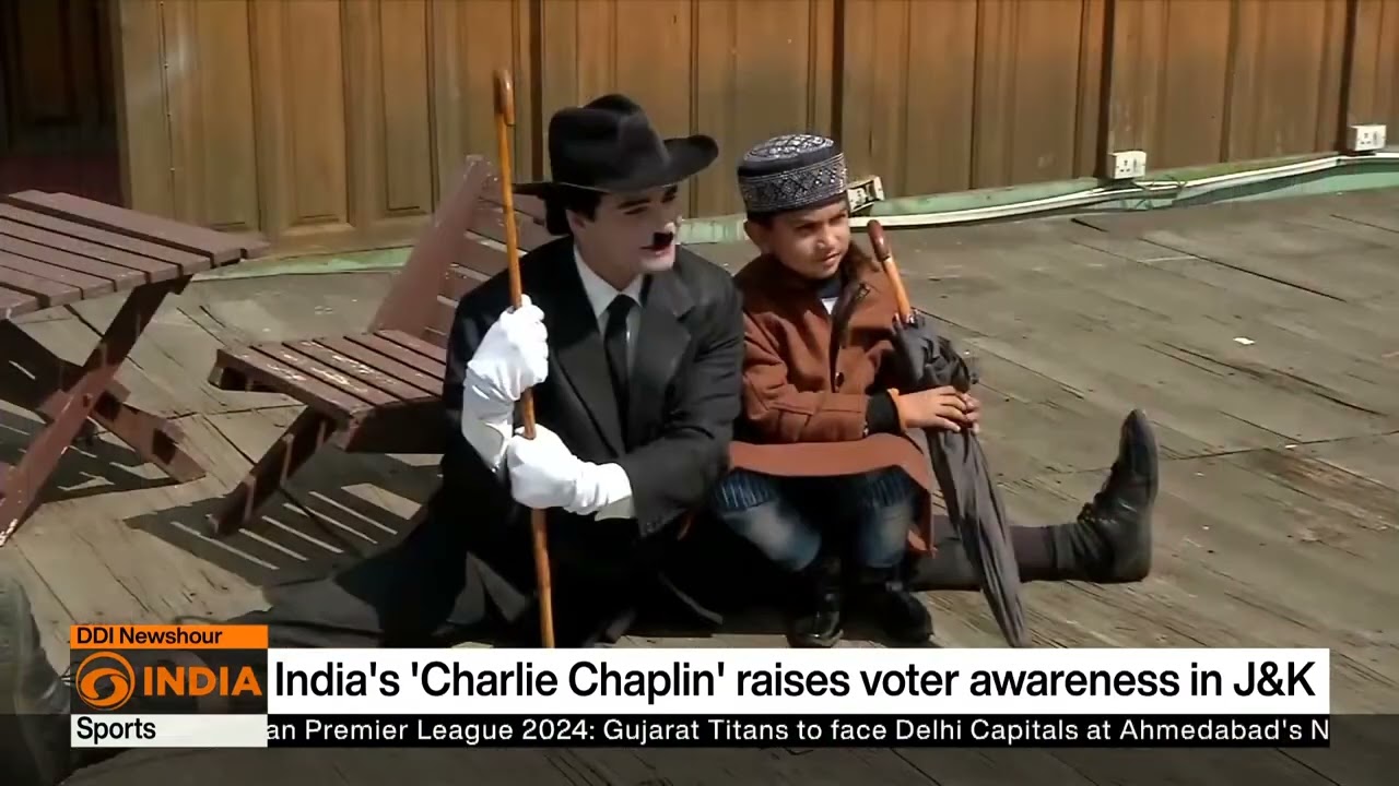 India's 'Charlie Chaplin' raises voter awareness in J&K