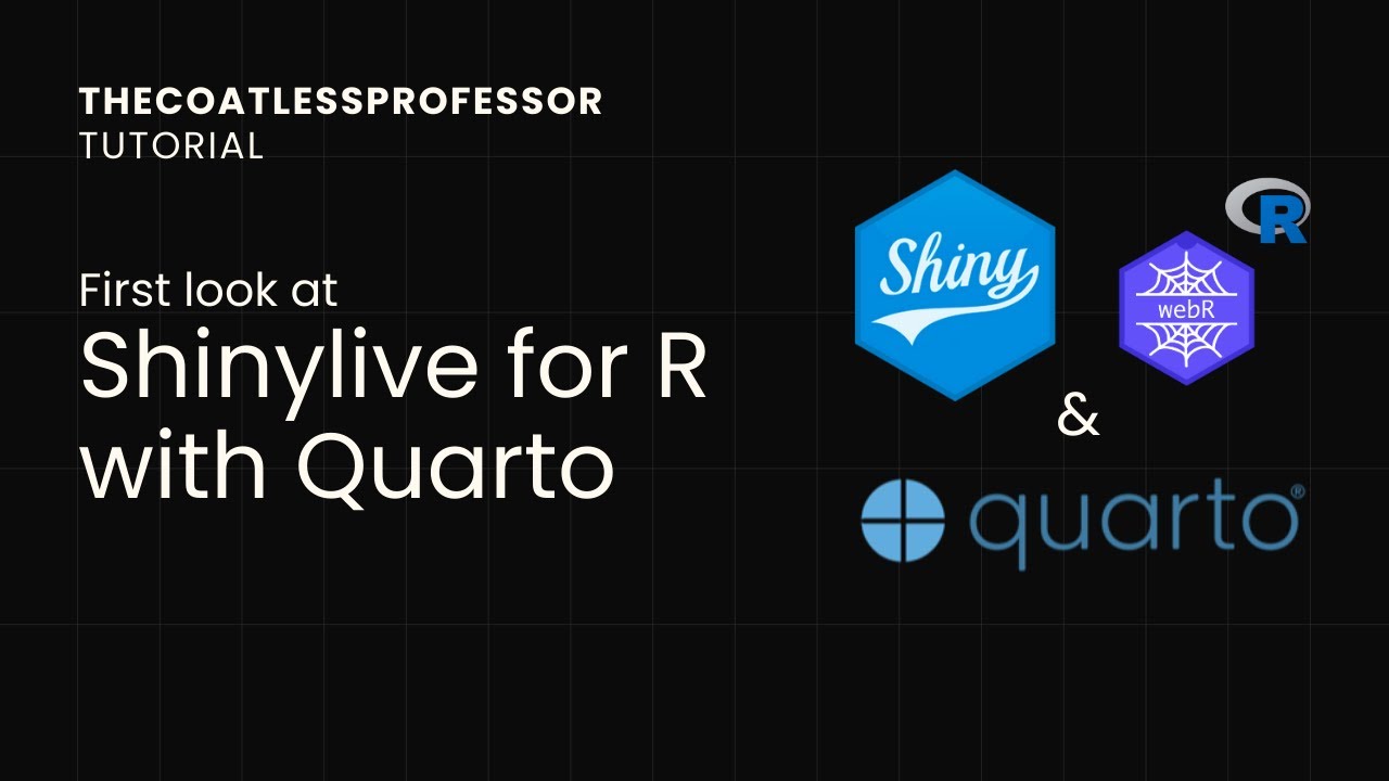 Creating a Serverless R Shiny App using Quarto with R Shinylive (