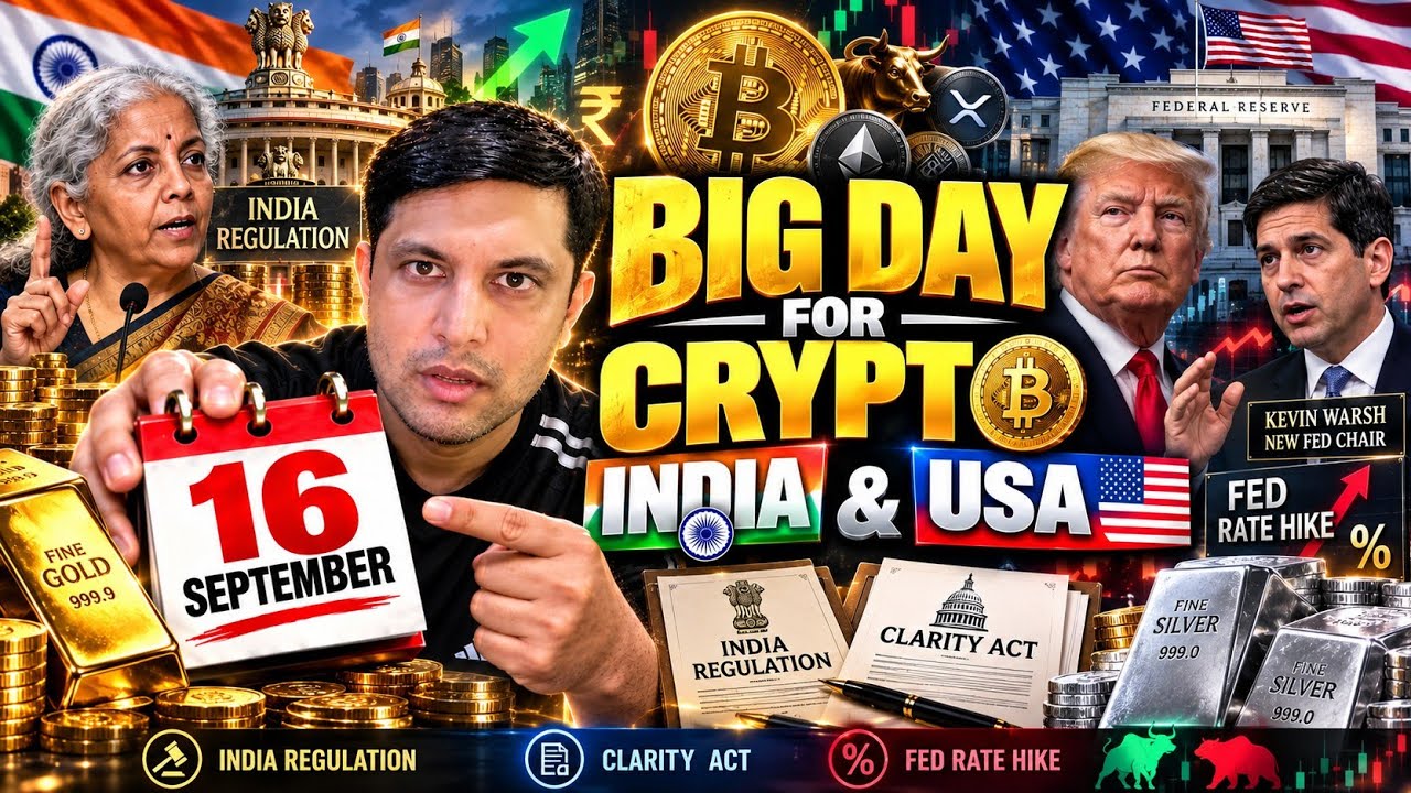 ⚠️ STAY ALERT NEXT WEEK FOR BITCOIN & CRYPTO ! FED RATE HIKE ? INDIA REGULATIONS ? CLARITY ACT ? FIU