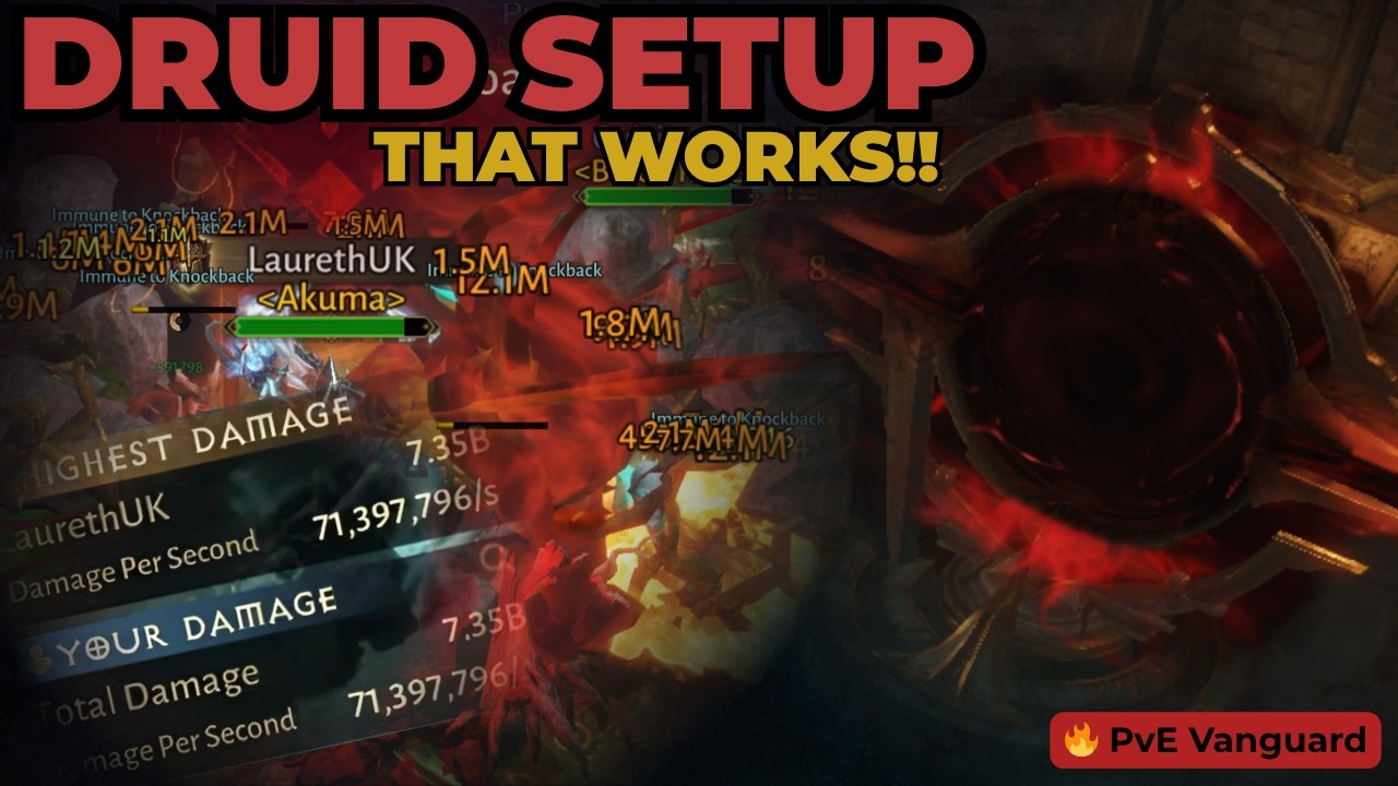 Top Druid Vanguard Build, Easy to Use & Strong!