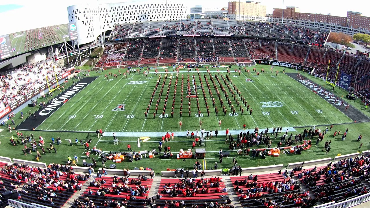 University of Cincinnati Marching Band Proud Mary Pregame