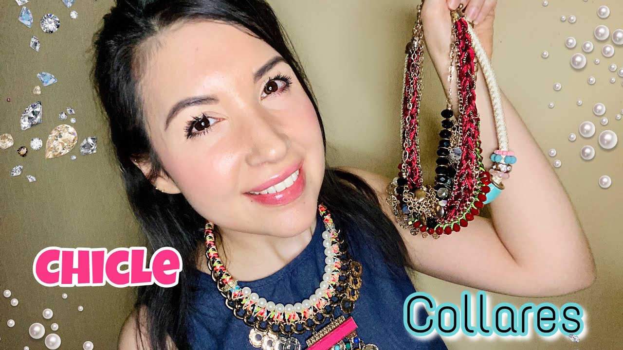 ASMR Masticando Chicle y Mostrándote mis Collares | Susurrando | ASMR Chewing Gum and Whispering