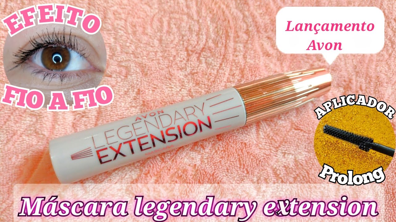 MÁSCARA DE CÍLIOS LEGENDARY EXTENSION AVON EFEITO FIO A FIO!