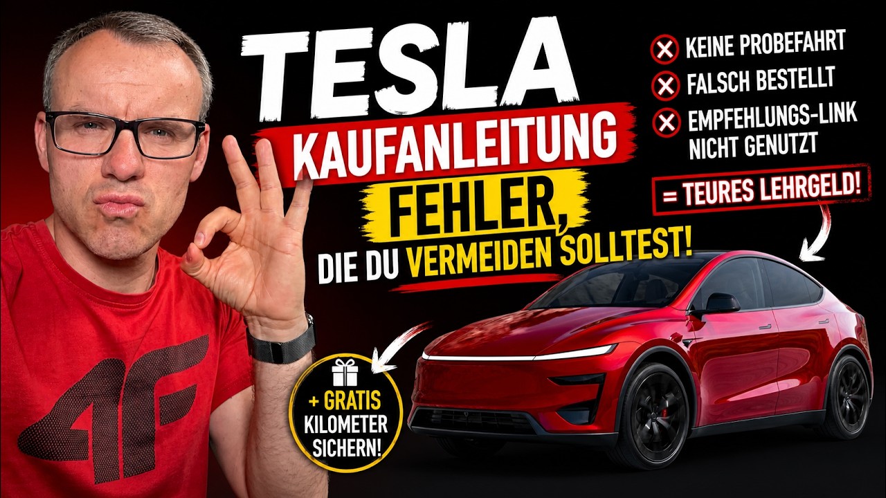 Tesla #3 Kauf Anleitung:  Fehler, die du vermeiden solltest