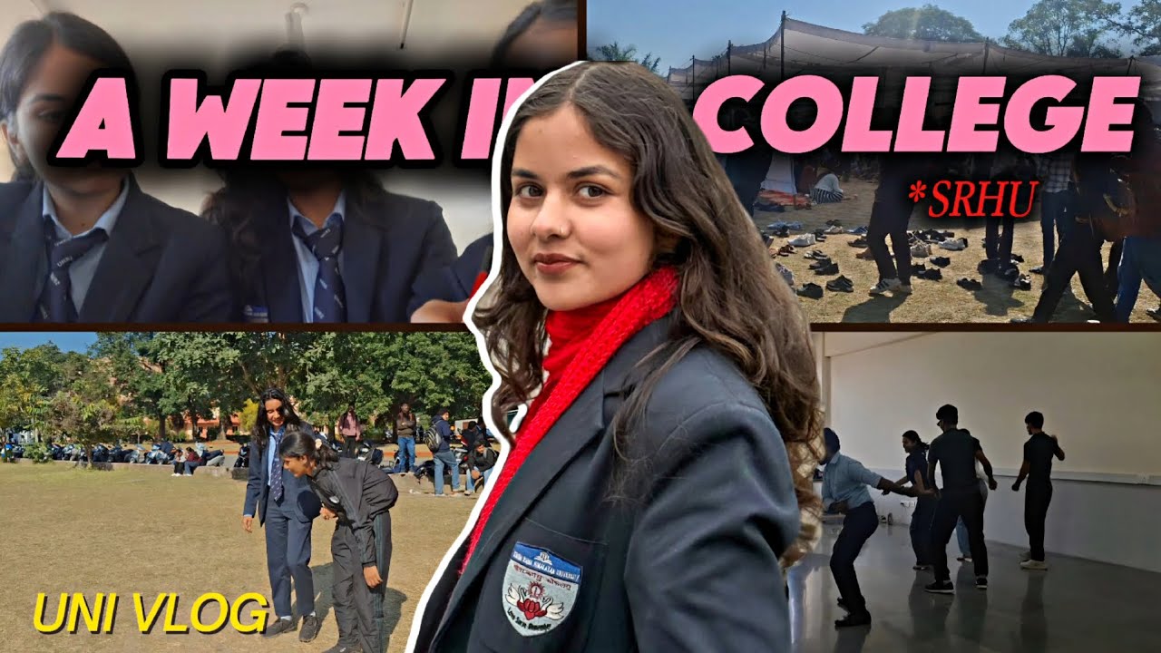 A Week in SRHU🎓|| Uni Life Unfiltered📍|| Engineering || College vlog 