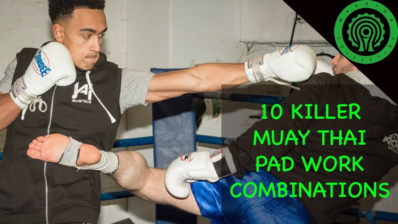 10 Killer Muay Thai Pad Work Combinations with Robin Shepherd