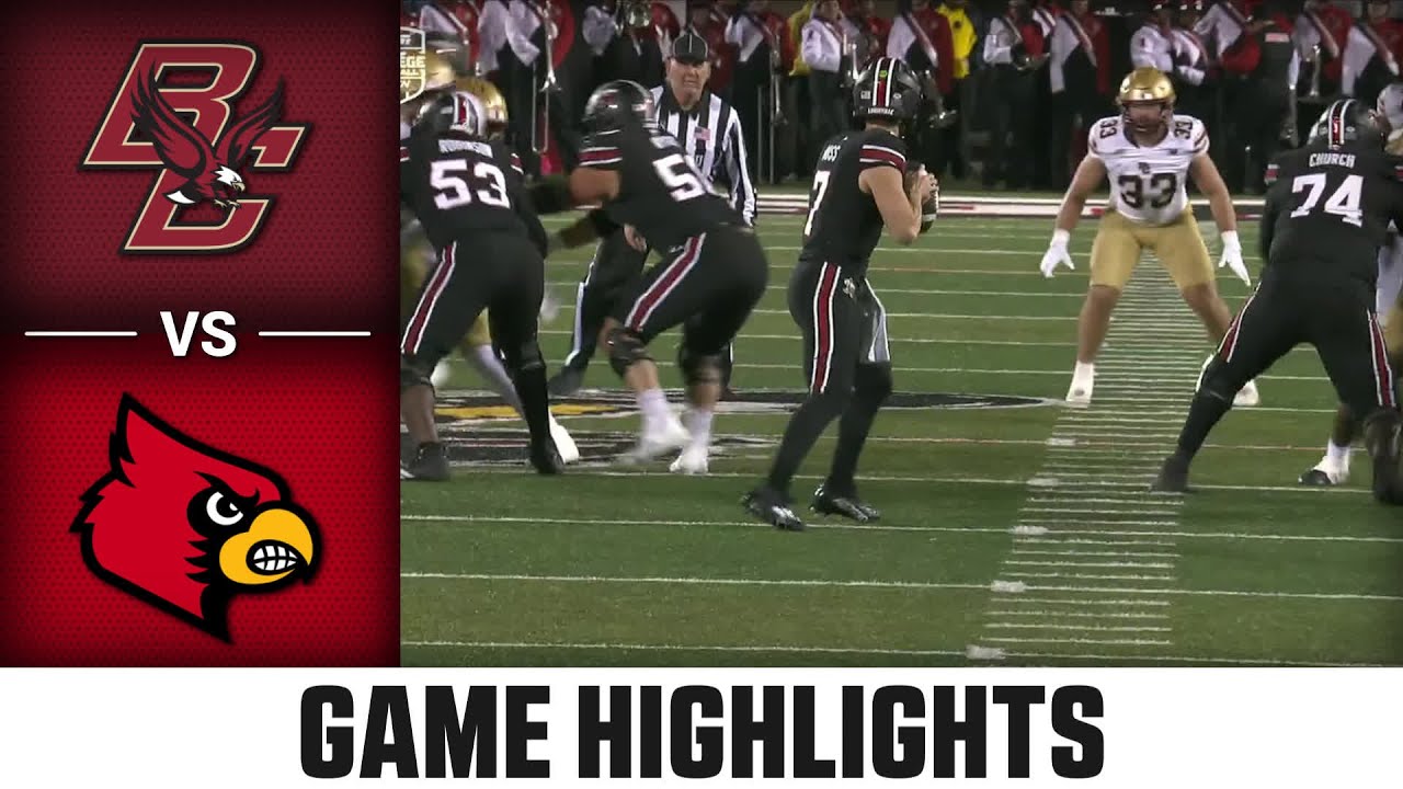 Boston College vs Louisville Game Highlights | 2025 ACC Football