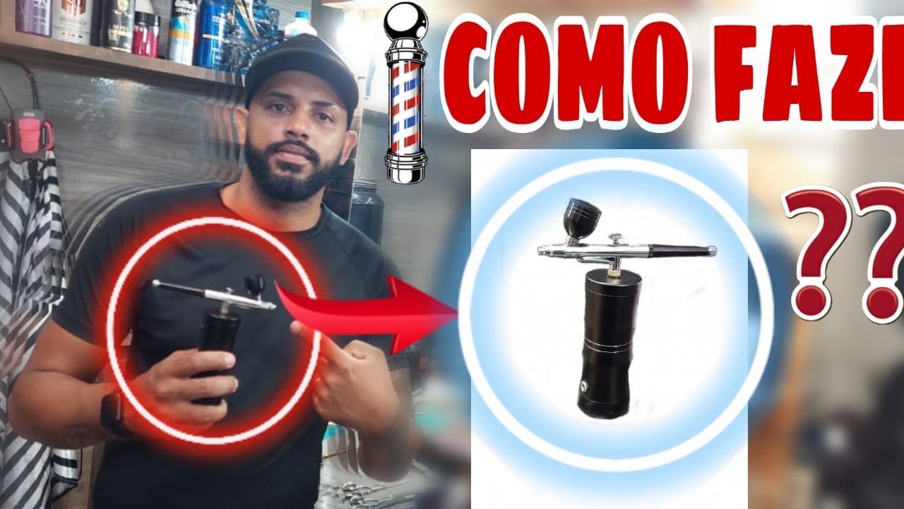 Preparação da tinta para aerografo.