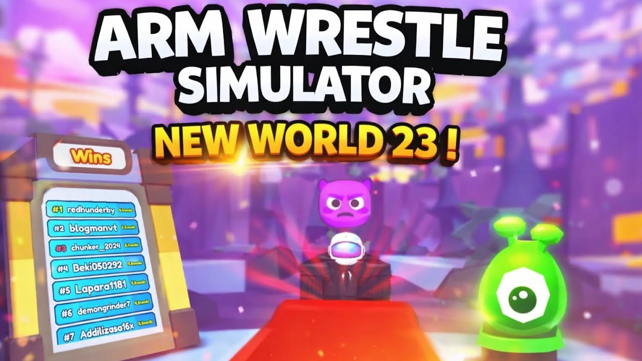 NEW WORLD 23 UNLOCKED?! 😱 | ARM WRESTLE SIMULATOR