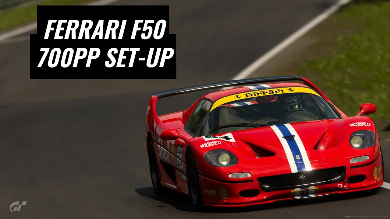 Gran Turismo 7 - Ferrari F50 700PP Tune - Setups For Simpletons