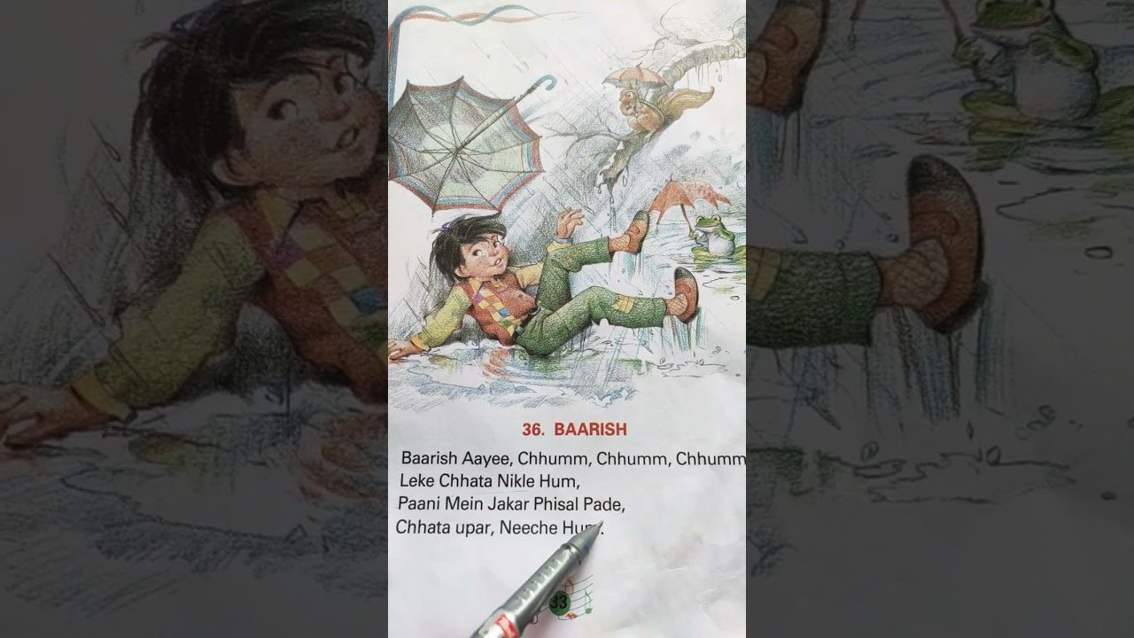Barish, poem 36 #nurserypoem #english #learningpoem #childrensrhymes