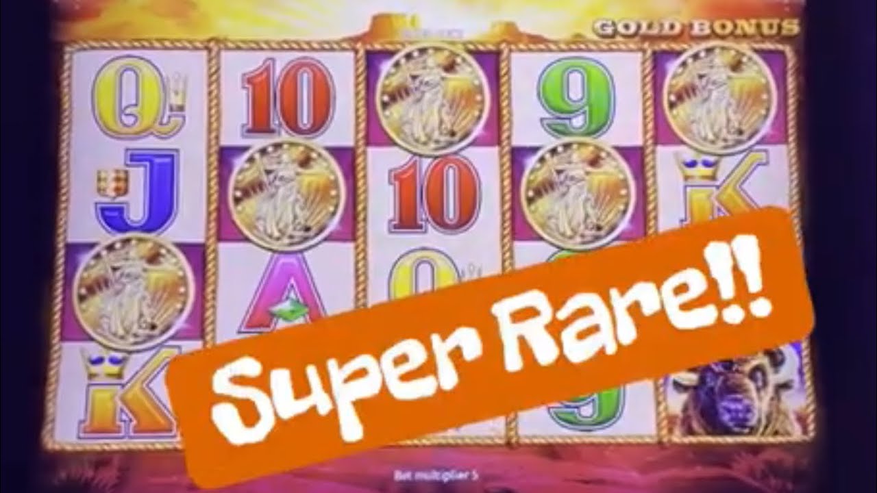 VERY RARE 5 COIN BONUS     🦬💰Buffalo Gold💰🦬       💰💰HANDPAY JACKPOT💰💰