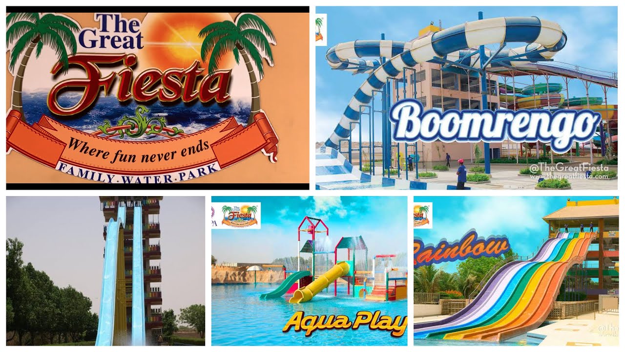 The Great Fiesta Water Park Family Vlog || 7 Different Slite View