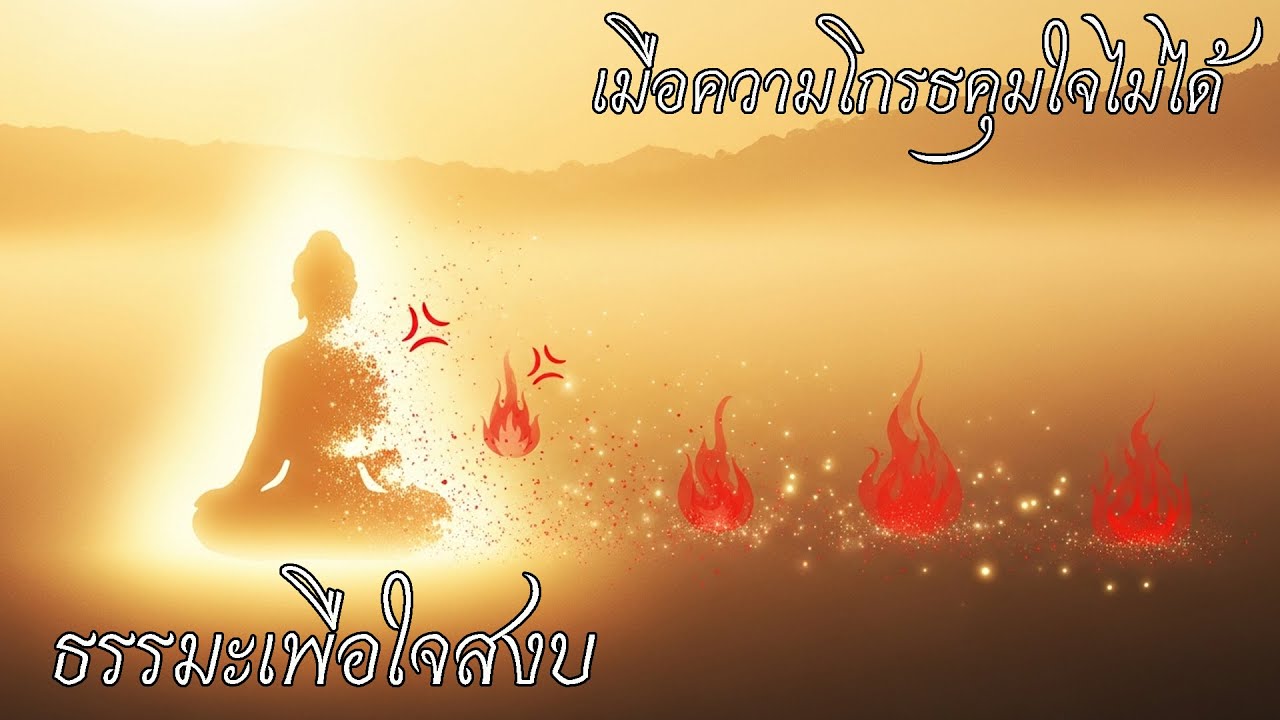 “เมื่อความโกรธคุมใจไม่ได้ | เข้าใจอารมณ์ก่อนมันเผาเรา” | พอดแคสต์ธรรมะเพื่อใจสงบ