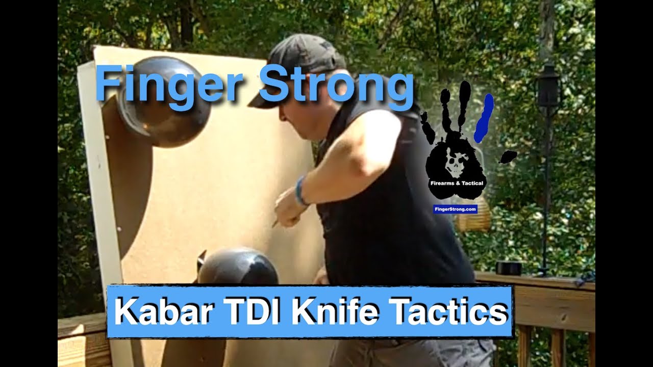 Ka-Bar TDI Knife Tactics - SWAT Officer Demonstrates Knife Tactics and Comparison with Other Knives