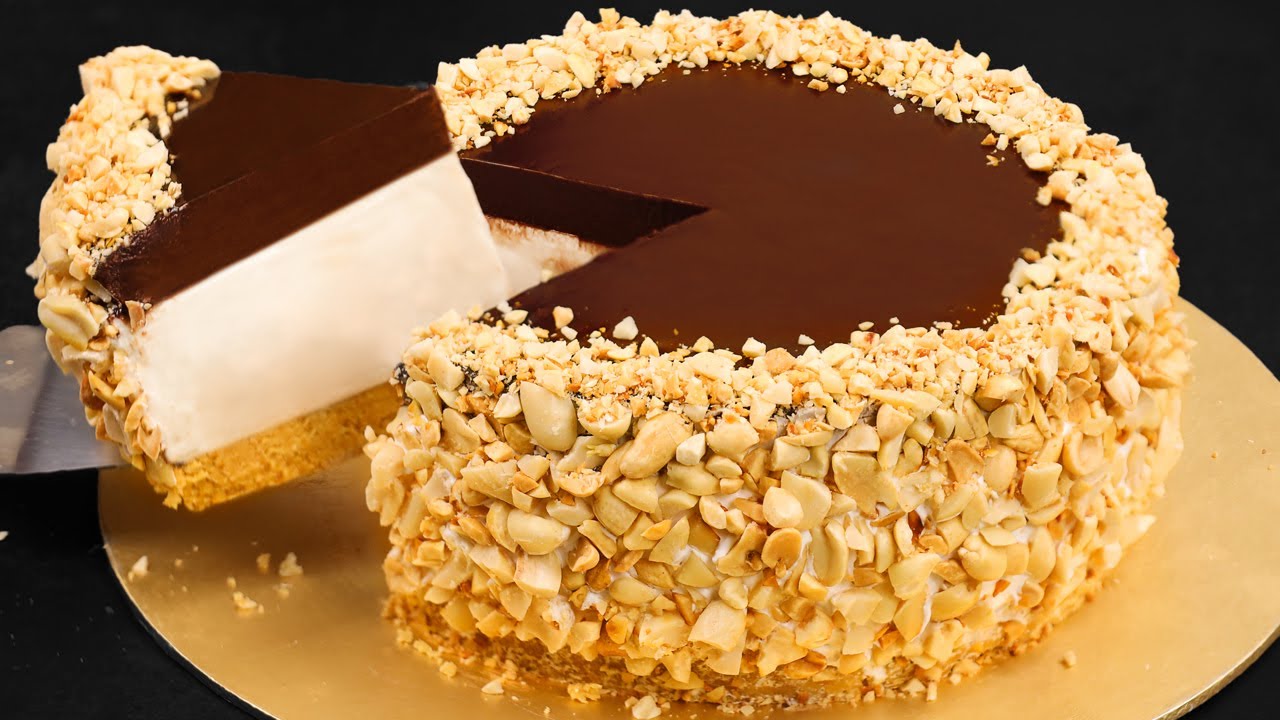 Chocolate and Peanuts Cake Recipe: A Sweet Treat for Any Occasion | No baking