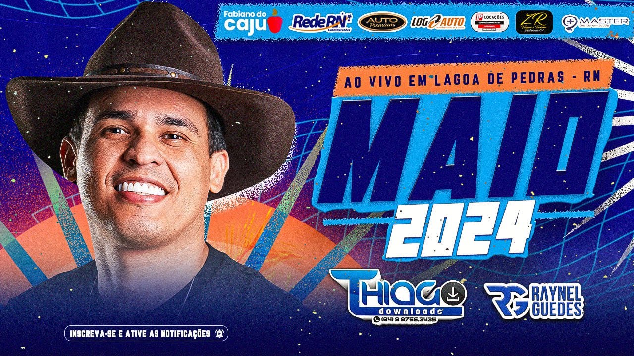 RAYNEL GUEDES - MAIO 2024 (AO VIVO EM LAGOA DE PEDRAS RN) - REPERTÓRIO NOVO !!