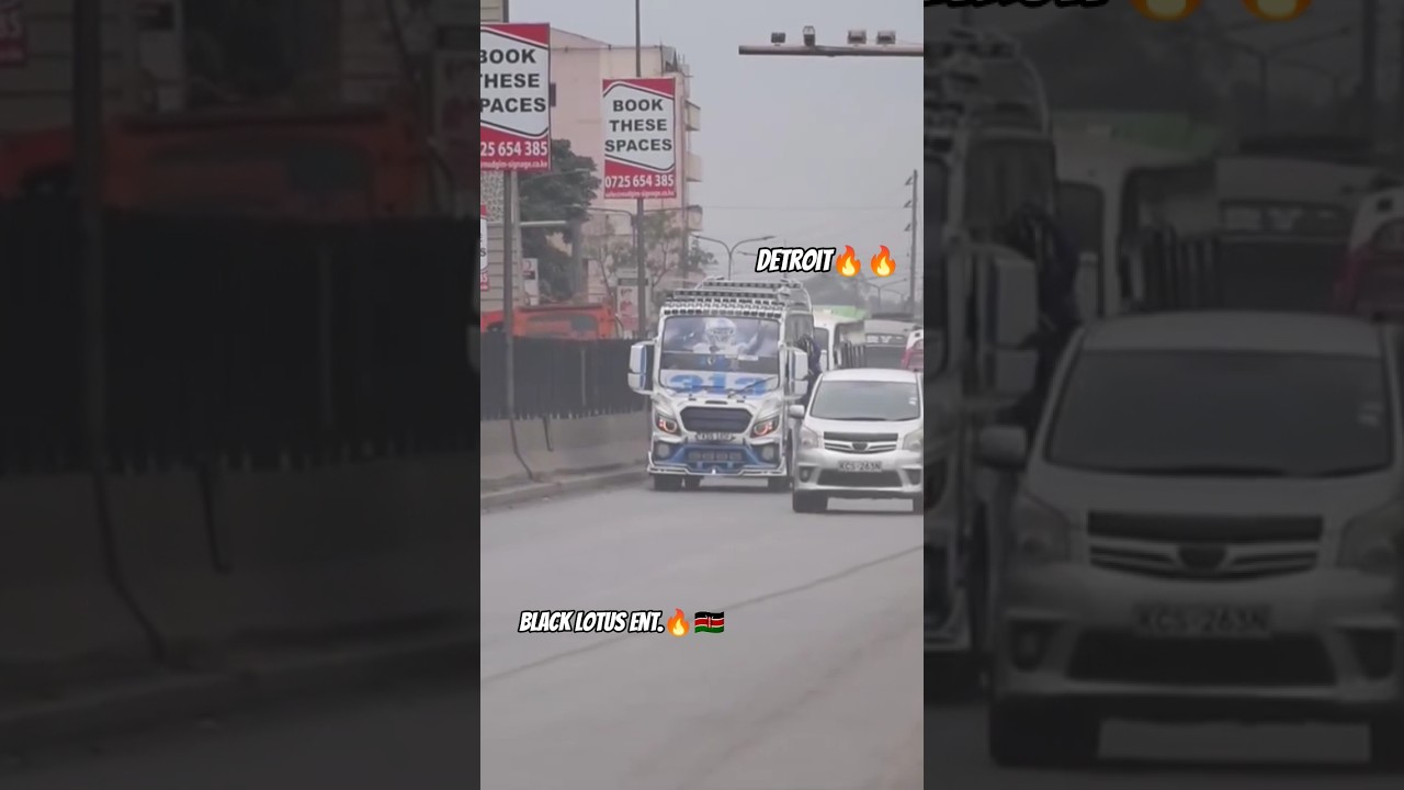Kenya matatu culture {Detroit 🔥🩵🤍}