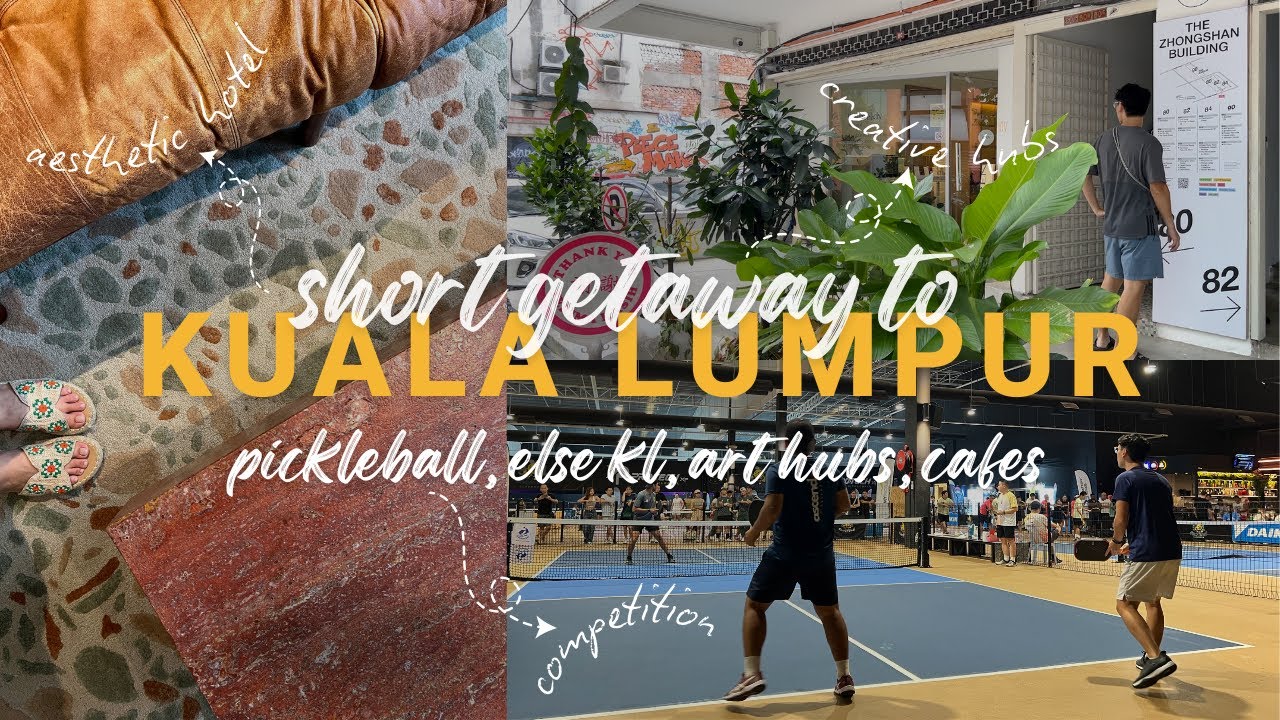 Kuala Lumpur vlog 🇲🇾 | else hotel review | pickleball, vintage cocktail bars, & artsy hubs + shops