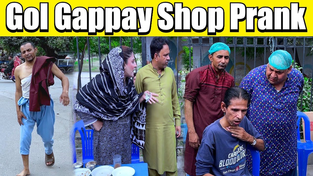 Tasleem Abbas and Soni New Comedy Show || Gol Gappay Shop Prank @TasleemAbbasOfficial
