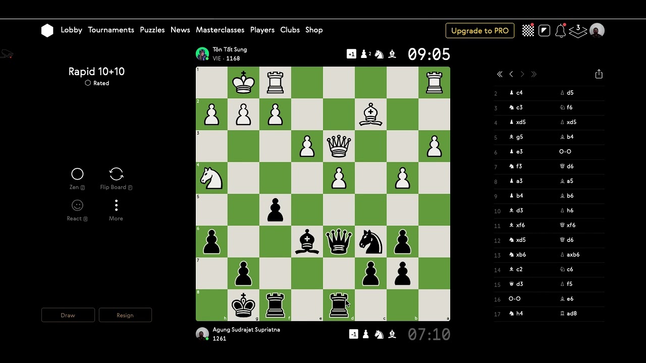 Tal-Style Counterpunch! French Defense Brutality (Tal × Petrosian)