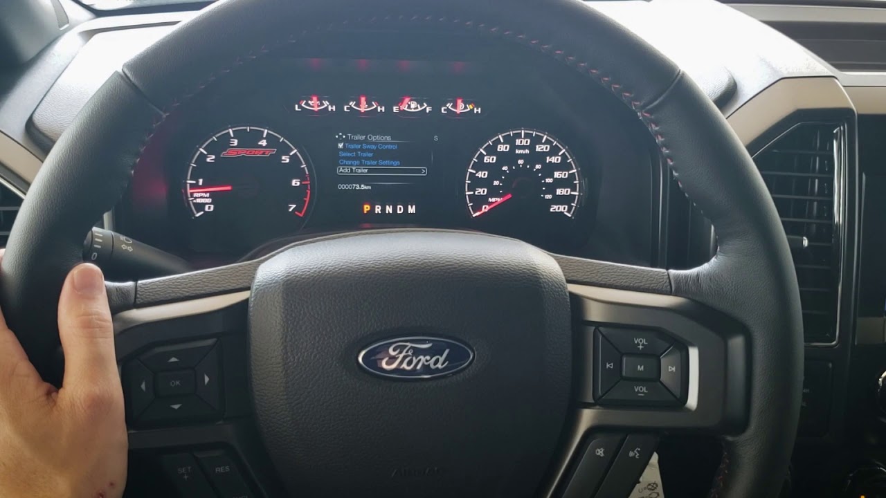 Instrument Cluster and Buttons on the 2020 Ford F150 XLT | Features of the 2020 Ford F150 XLT