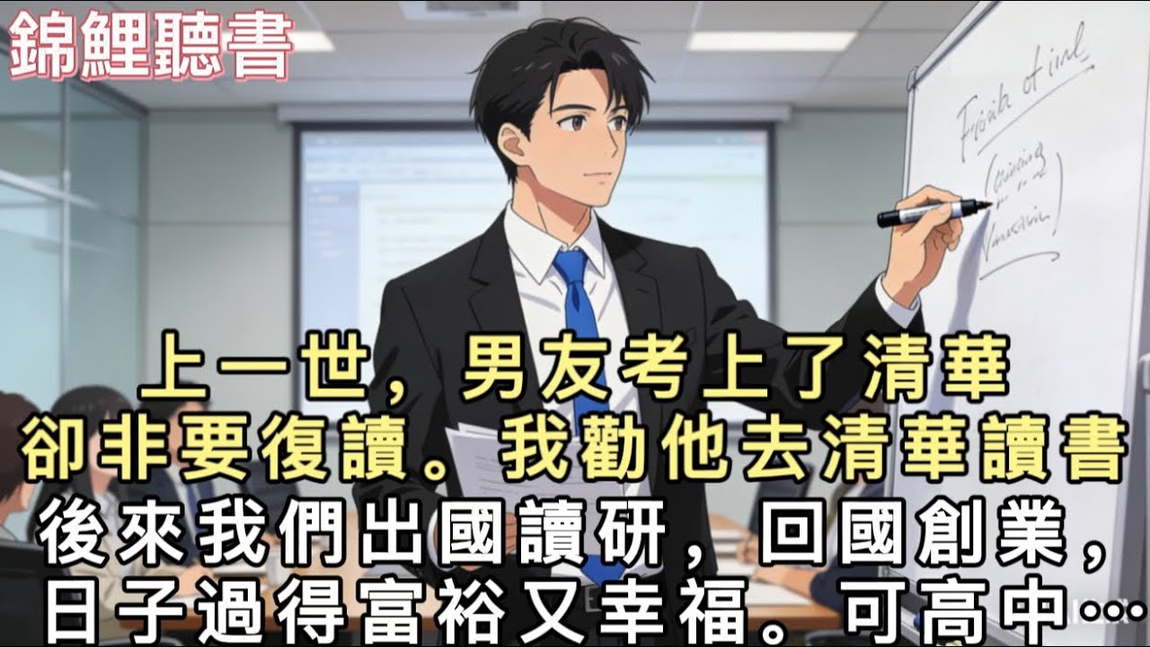 上一世，男友考上了清華，卻非要復讀。我勸他去清華讀書。後來我們出國讀研，回國創業，日子過得富裕又幸福。可高中校花被家暴致死後，他卻殺了我。