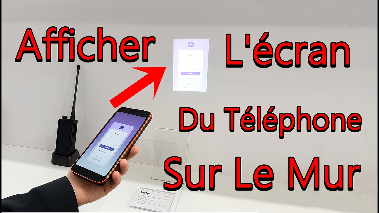 Afficher L'écran Du Téléphone Android Sur Le Mur 2025 I Projeter Ecran Telephone sur Mur II  Uniwa